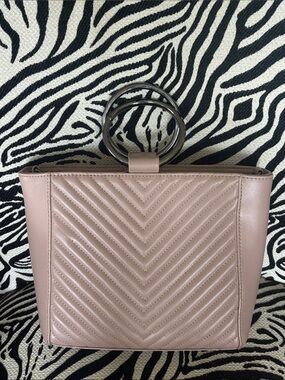 NEIMAN MARCUS Genuine Leather Handbag Blush Pink Removable Bag & Strap PERFECT